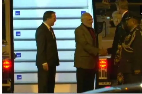 Modi Gets Grand Welcome In Sweden - Sakshi