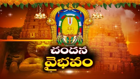 Chandanotsavam has begun in the premises of Simhadri Appanna temple - Sakshi