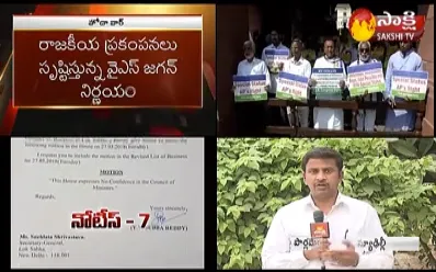 YSR Congress MPs continue protests in both Houses of Parliament - Sakshi