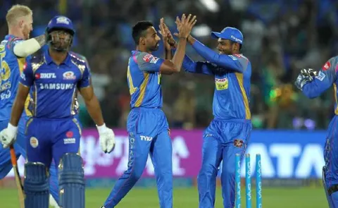 Rajasthan Royals Beat Mumbai Indians - Sakshi