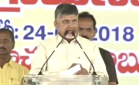Chandrababu Naidu Lashes Out At Modi Government - Sakshi