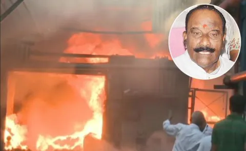 Fire At Patancheru Rubber Factory, Losses In Crores - Sakshi