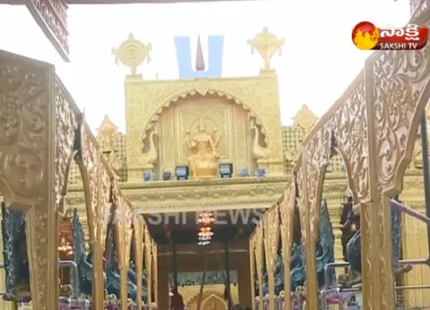 Beautiful Setting In Tirumala - Sakshi