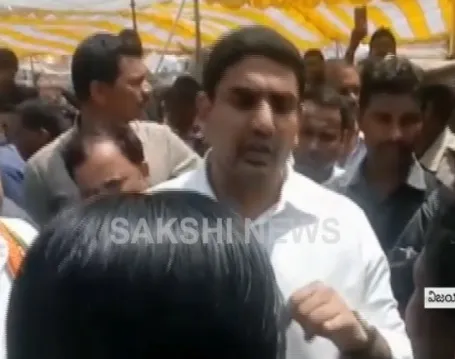 Minister Nara Lokesh Tongue Slip Again in Vijayanagaram - Sakshi