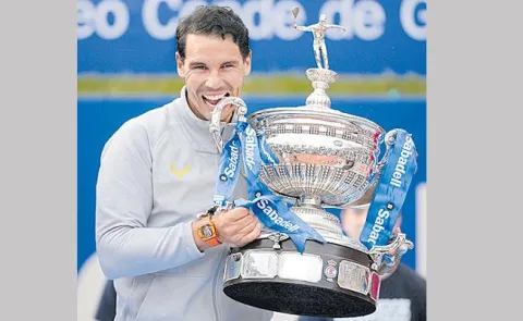 Rafael Nadal Wins 11th Barcelona Open title - Sakshi
