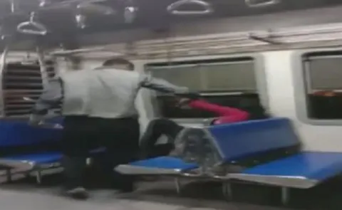 Woman Molested And Beaten Up In Local Train, Mumbai - Sakshi