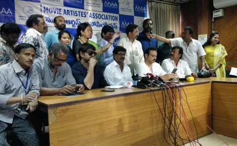 MAA Association Press Meet Against Sri Reddy - Sakshi