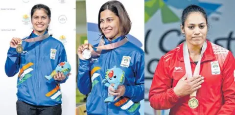 Three Golds for India on day four at Commonwealth Games - Sakshi