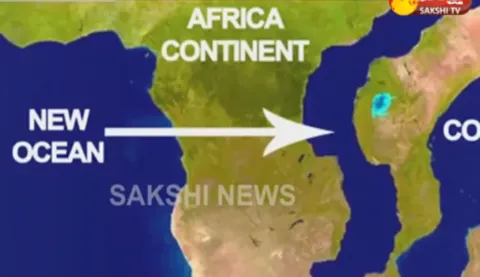 Africa split into two parts - Sakshi