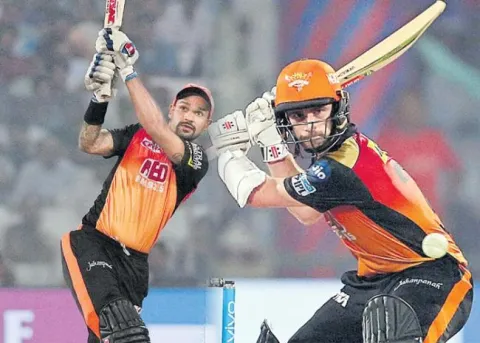 Sunrisers Hyderabad beat Delhi Daredevils to seal play-off berth - Sakshi