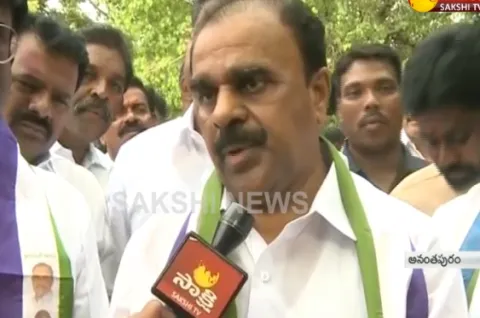 Anantha venkatarami reddy slams chandrababu naidu on his government - Sakshi