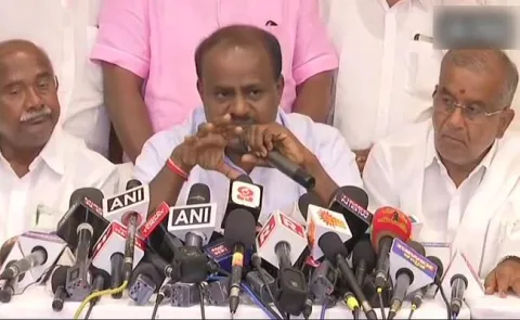 JDS Support to congress to forming government - Sakshi