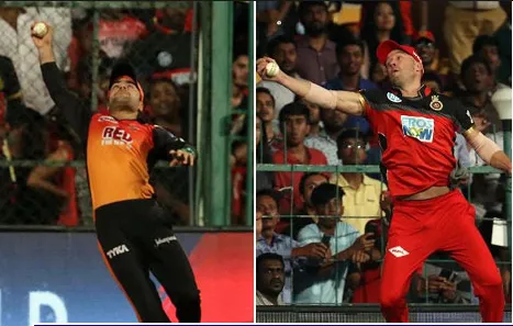 IPL 2018 AB de Villiers on Superman catch - Sakshi