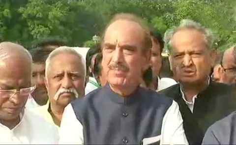 Ghulam Nabi Azad Comments On BJP After Karnataka Floor Test - Sakshi