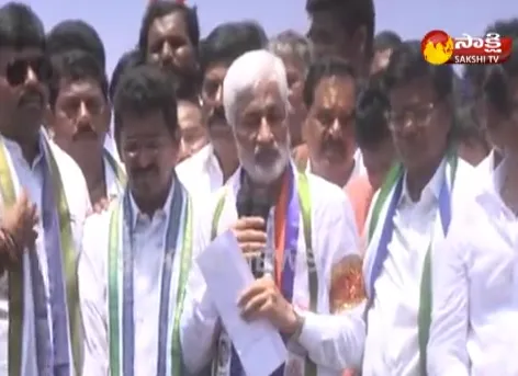 YSRCP national general secretary Vijayasai Reddy's padayatra begins - Sakshi