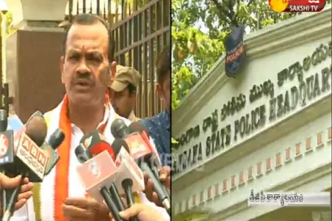 MLA Komatireddy Venkat Reddy and Sampath Kumar Meet Telangana DGP for Security - Sakshi