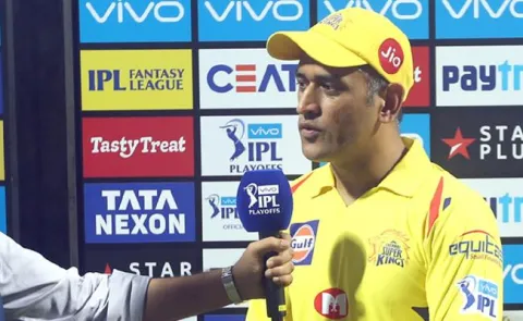 MS Dhoni Press Conference before Final Match - Sakshi