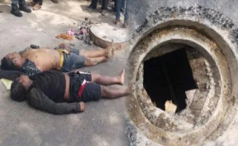 Hyderabad -Two Workers Die While Cleaning Manhole - Sakshi