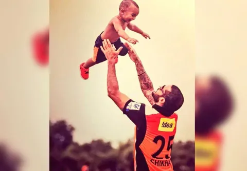 Shikhar Dhawan posts emotional Twitter Over Daughter Birthday  - Sakshi