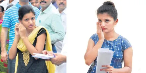 Students late by one minute not allowed to appear NEET exam in Telugu States - Sakshi