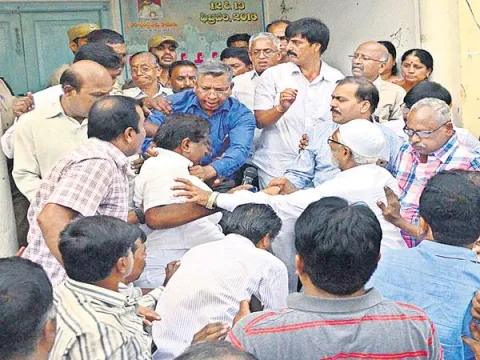 Attack AP NGO Leader Ashol babu in Hyderabad - Sakshi