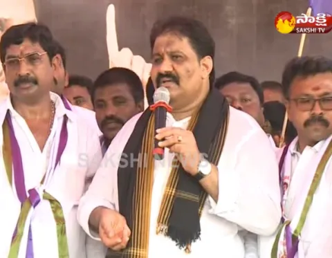 YSRCP MLA Rachamallu Siva Prasad Reddy Hunger strike in ysr district - Sakshi