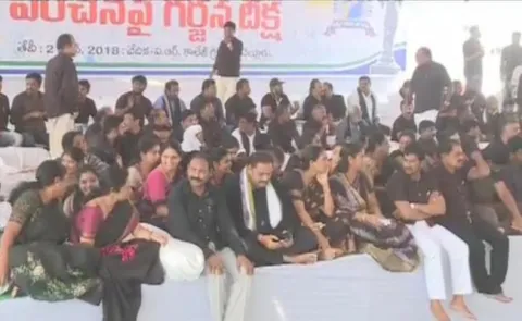 YSRCP  Hunger Strike in Nellore - Sakshi