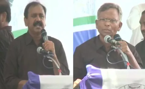 Ysrcp leaders slams cm chandrababu naidu over special status at vanchana pai garjana deeksha - Sakshi