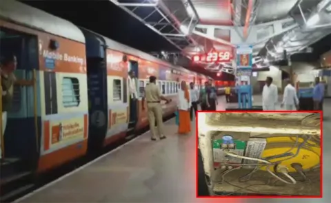 Rail robberies by gangs cutting signals still on - Sakshi