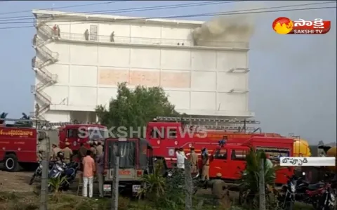 Fire Accident in Cold Storage at Guntur District - Sakshi