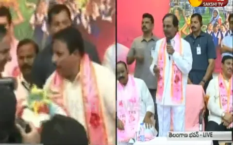 Congress party leader danam nagender joins trs - Sakshi