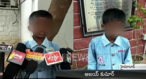Father held for torturing minor son in kushaiguda - Sakshi