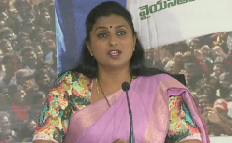 YSRCP MLA RK Roja Criticised Nara Lokesh And Chandrababu Naidu - Sakshi