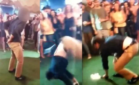 Backflipping FBI agent accidentally shoots man in bar - Sakshi