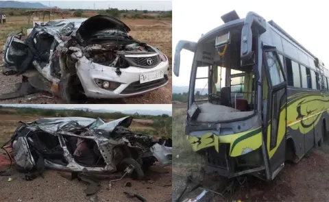 Road Accident at YSR Kadapa District - Sakshi