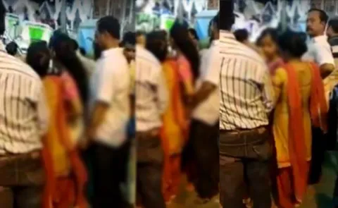Man Tries to Molest a Girl in Public - Sakshi