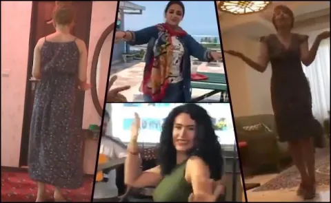 Iranian teenager arrested over Instagram video, women dance on streets to protest  - Sakshi