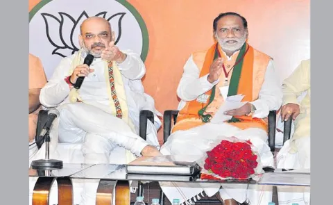 BJP Leaders Disappointed with President Amit Sha's Hyderabad Visit - Sakshi