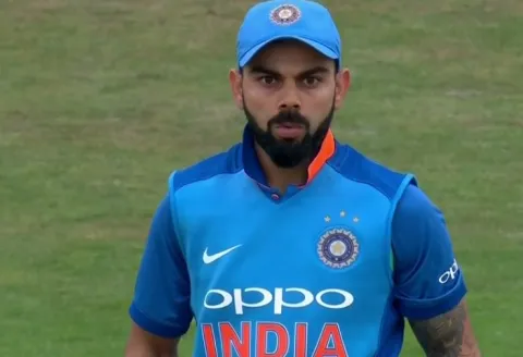 Virat Kohli left stunned after being dismissed by Adil Rashid - Sakshi