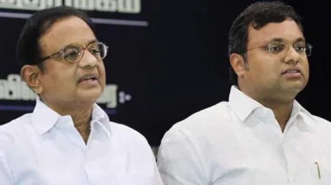 P Chidambaram, son Karti chargesheeted in Aircel-Maxis case - Sakshi