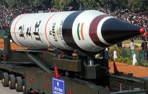 India’s most potent missile Agni-V to be inducted soon - Sakshi