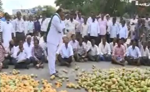 Mango farmers Concerns in Chittoor district - Sakshi