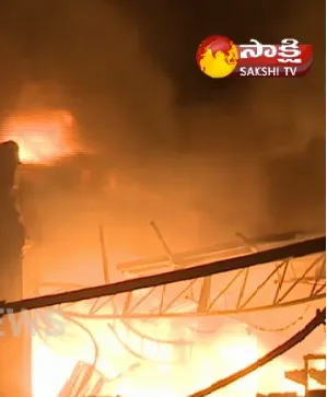 Fire accident in Jeedimetla  - Sakshi