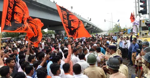 Maratha Kranti Morcha calls off protest in Mumbai bandh - Sakshi