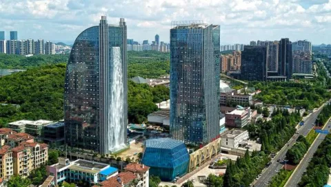 An Artificial — And Expensive — Waterfall In Southern China - Sakshi