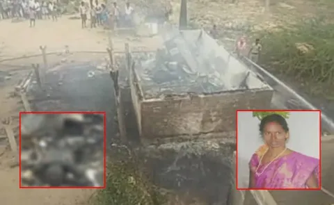Lover and wife burnt alive by husband in SPS Nellore district  - Sakshi