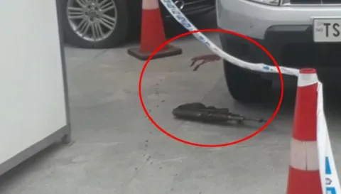 Hyderabad- Constable Suicide Attempt With His Gun - Sakshi