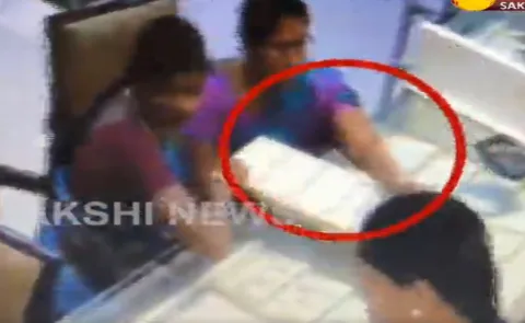 Theft In Panjagutta TBZ Jewellery Shop - Sakshi