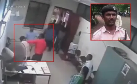 Professor Attacked on Security in Hyderabad JNTU - Sakshi