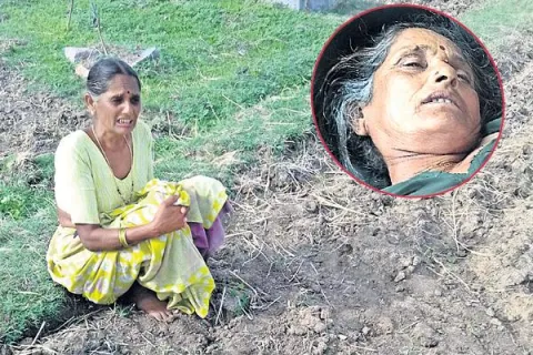 Woman Farmer dies of heart attack  - Sakshi
